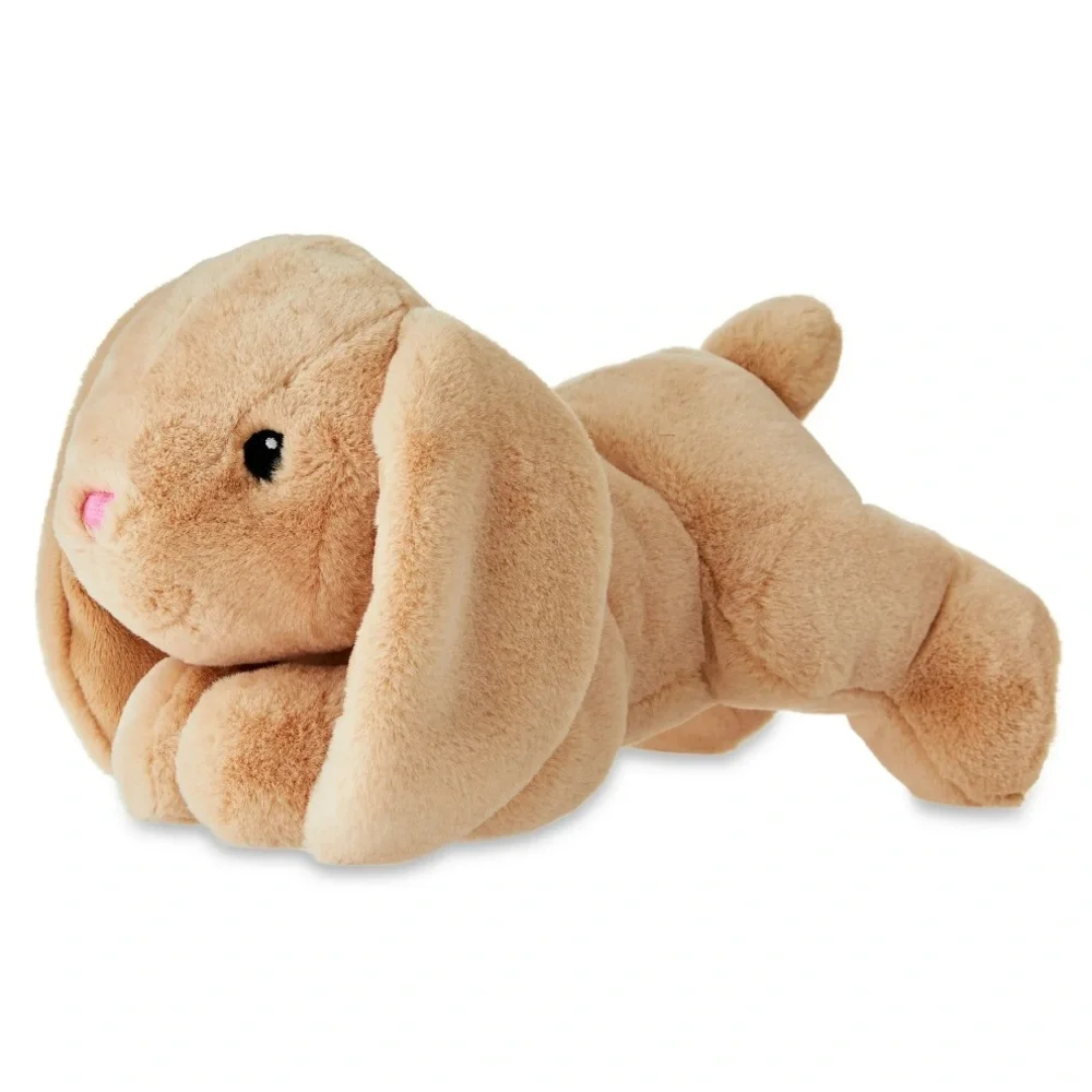 Medium Tan Floppy Bunny Plush 11.5 inch Soft and Cuddly Children’s Toy (M)